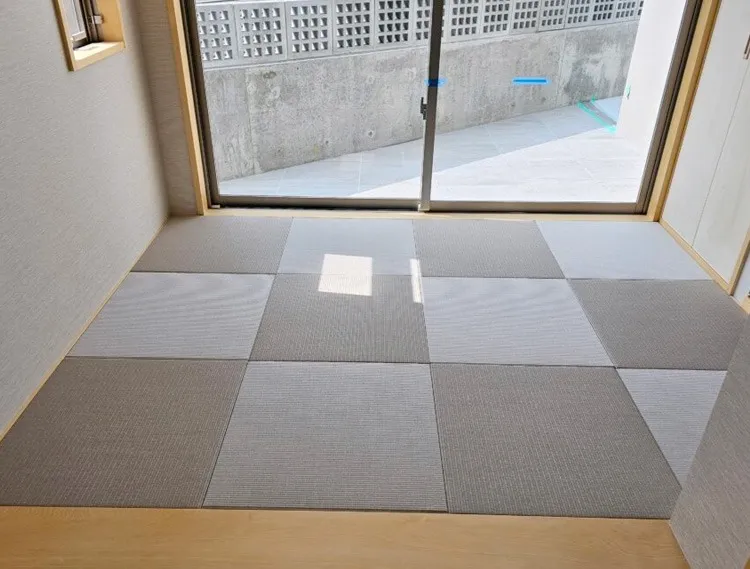 たたみ新調 半帖縁なし(琉球畳)12枚 納品完了(中城村)～ダイケン畳表