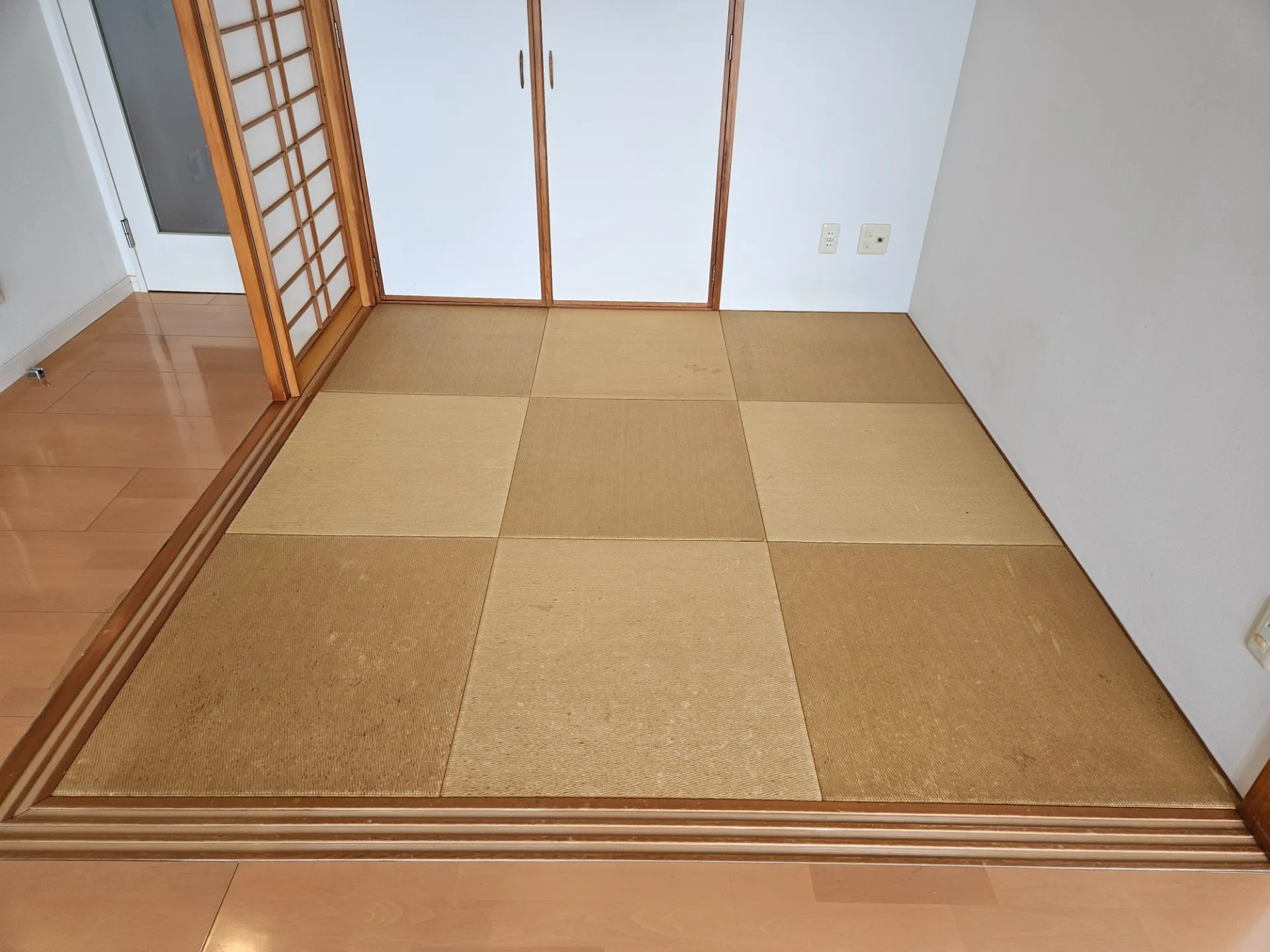 たたみ表替 半帖縁なし (琉球畳) 納品完了(那覇市)