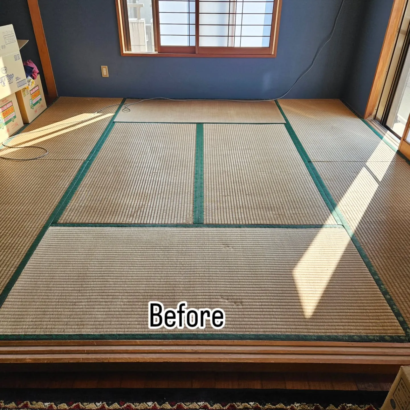 那覇市の畳店 三原産業の大城です。